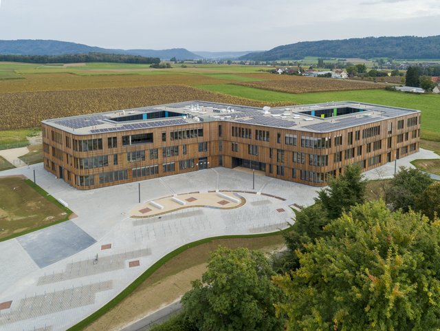 Luftbild Eichendorff Realschule Gottmadingen